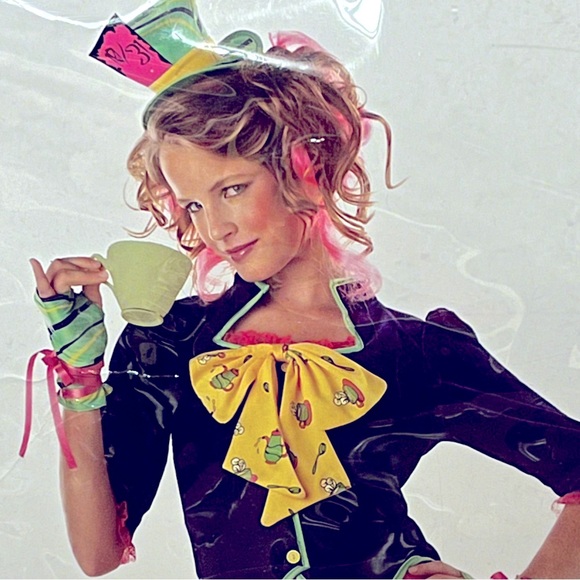 Mad Hatter Costume by California Costumes Size Tween Large 10-12 - Picture 6 of 7